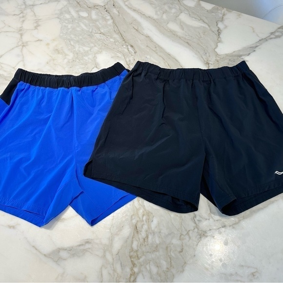 SAUCONY MEN'S OUTPACE 5" SHORTS (SET OF 2) - Picture 1 of 10